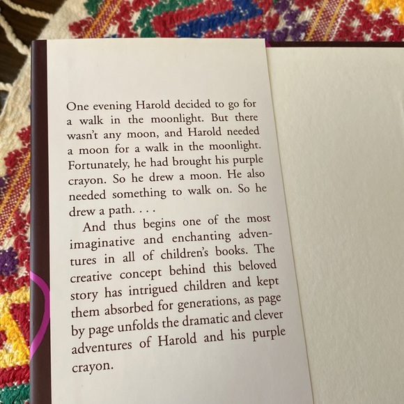 HAROLD AND THE PURPLE CRAYON Book - Picture 3 of 7